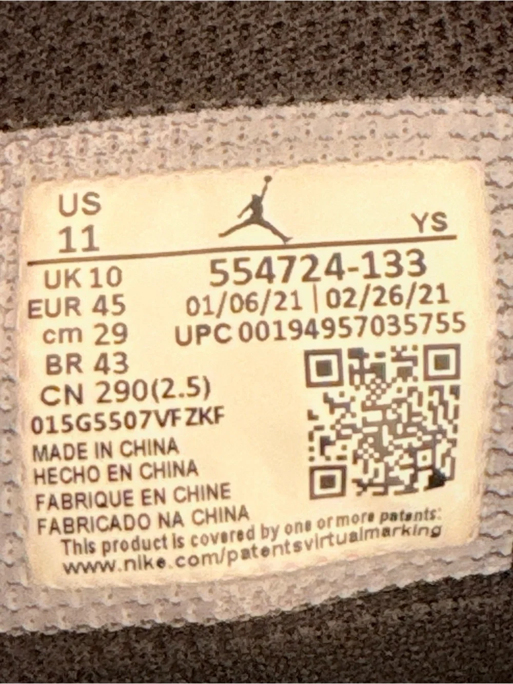 Air Jordan 1 Retro OG Crimson Tint Sneakers